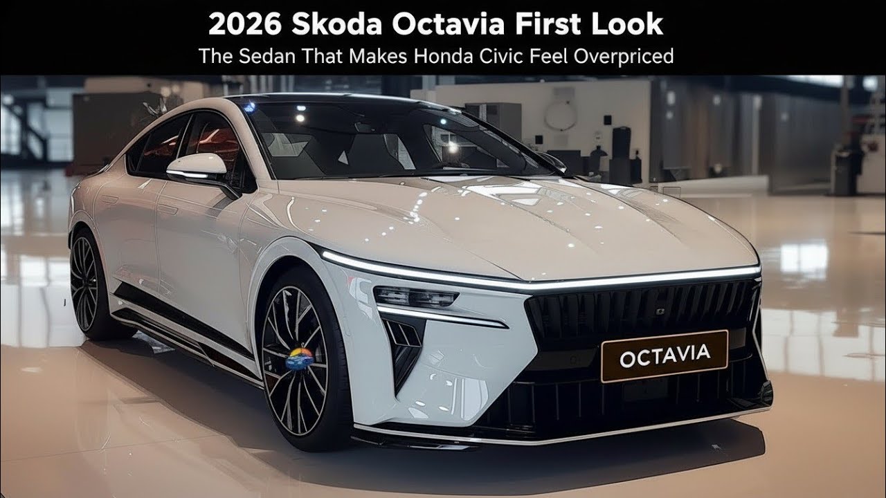 Škoda Octavia 2026 против Honda Civic: седан, который меняет всё.