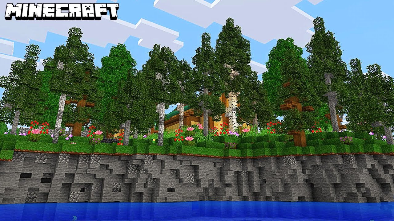 100 Days Building the Coziest Custom Forest Biome in My Minecraft Forever World