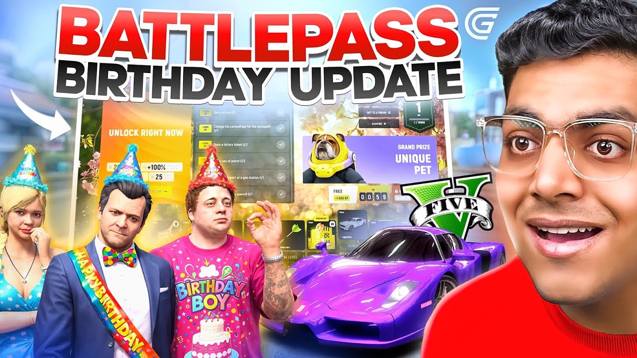 NEW Battle Pass Is Here + Birthday Update Is CRAZY 🔥 | GTA 5 Grand RP New Update