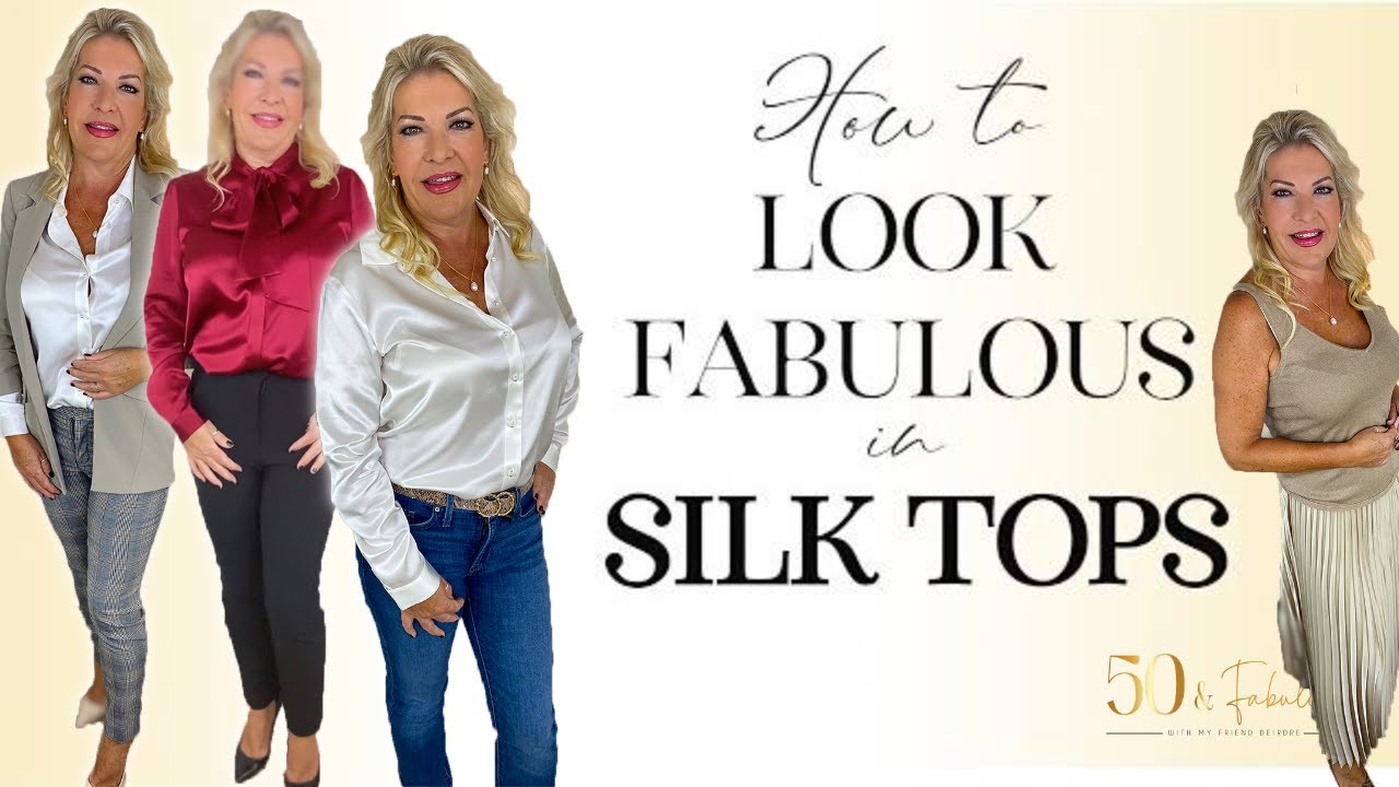 How To Look Fabulous In Silk Tops For Women Over 50 │ Style Over 50