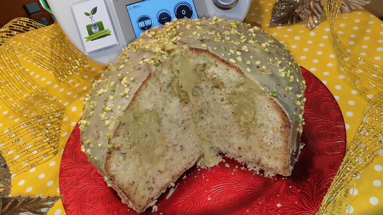 Panettone al pistacchio per bimby TM7 TM6 TM5 TM31