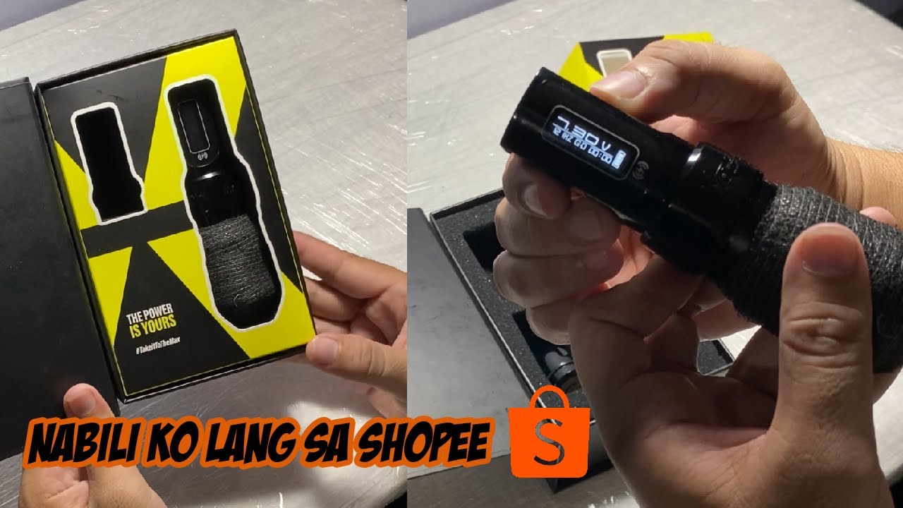 FLUX MAX TATTOO MACHINE FROM SHOPEE! #tattoomachine