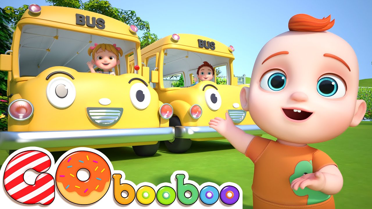 Wheels on the Bus (Garden Version) + More Nursery Rhymes & Kids Songs - GoBooBoo