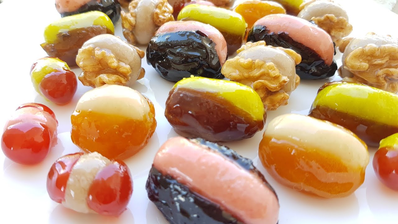 حضروا معي طلبية خطوبة فواكه محشية بشكل جديد تستقبلي بيها ضيافك عجبوا كامل اللي شافوهم و طلبوا الوصفة