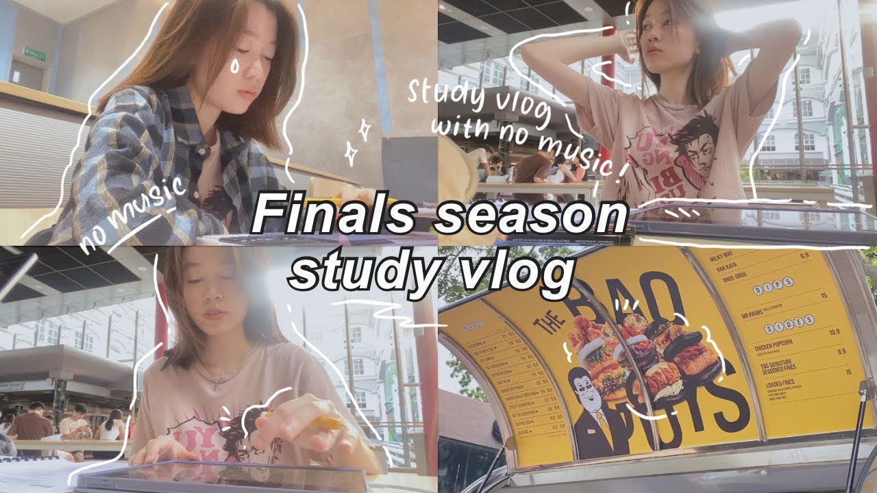 study vlog + finals season 📖 Sunway University ✨| real sound with no music