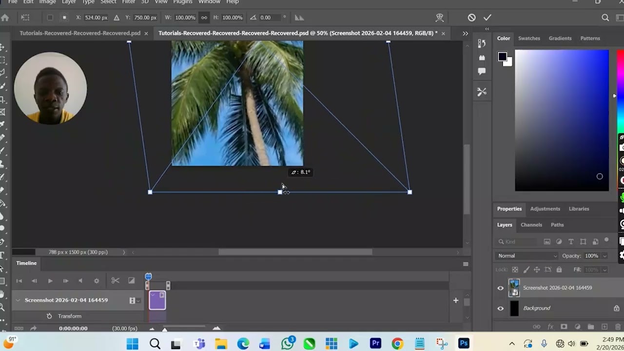 How to animate A Picture in Photoshop
