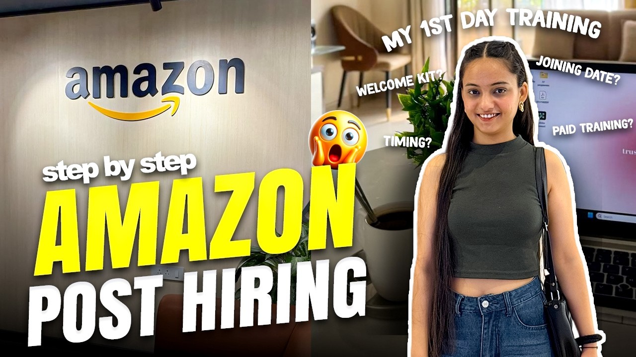 Amazon WFH Job Post Hiring Process 2026 | My First Day At Training!
