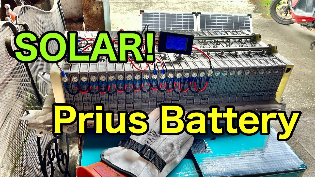 Использование аккумулятора Prius Hybrid для получения солнечной энергии.