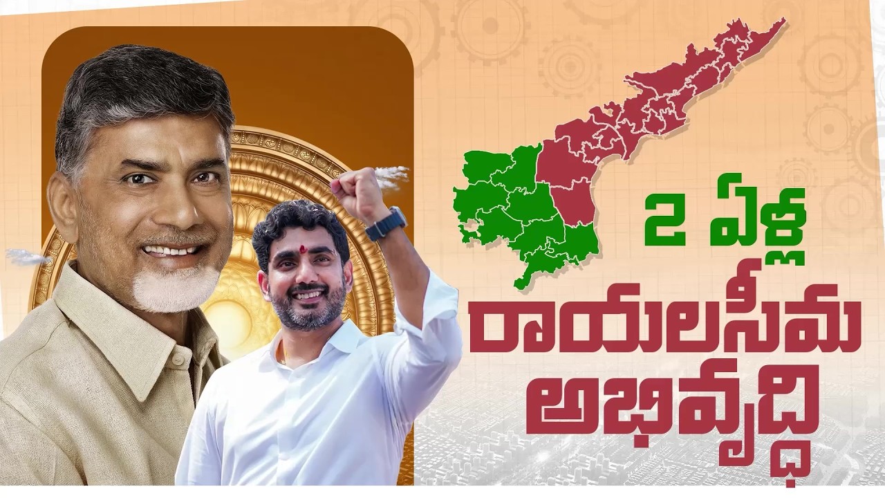 Rayalaseema Development | CM Nara Chandrababu Naidu Governance | Andhra Pradesh State