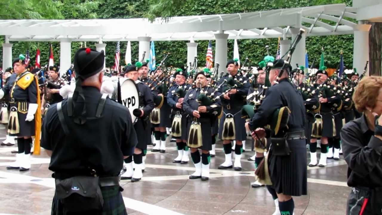 Pipes and Drums performing 