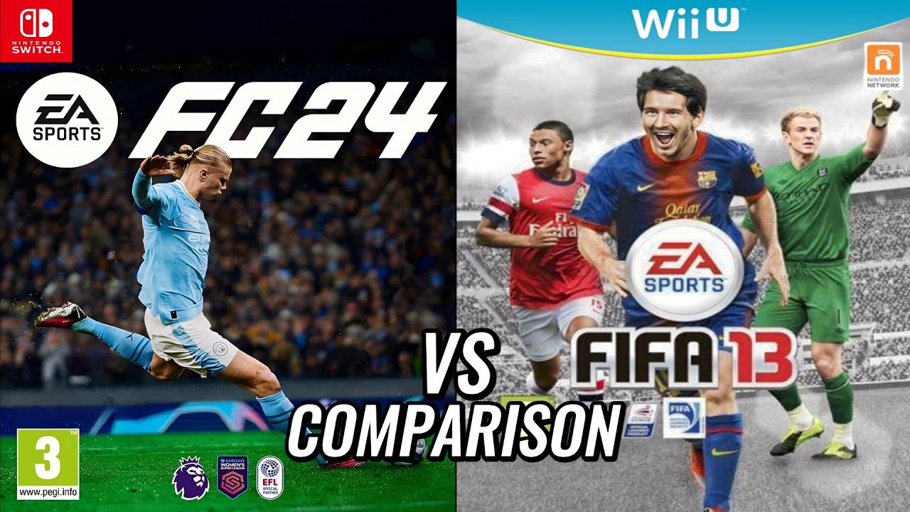 EA FC 24 Nintendo Switch против FIFA 13 Wii U