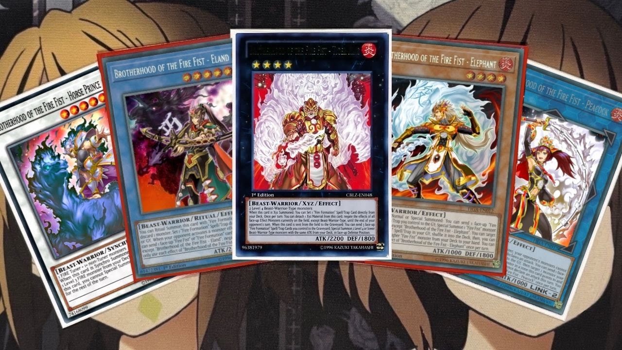 My Fire Fist Yugioh Deck Profile for August 2025