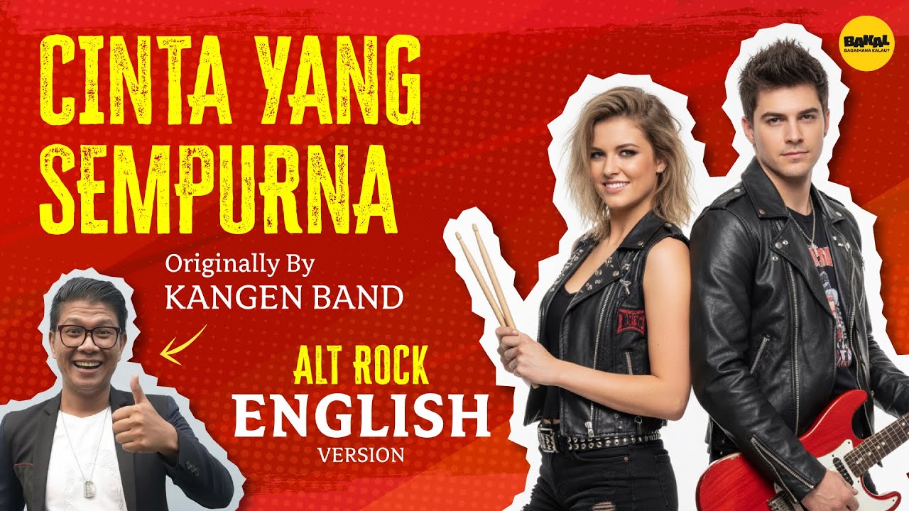 CINTA YANG SEMPURNA Cover Lagu Bahasa Inggris pakai AI | English Cover (Originally by KANGEN BAND)