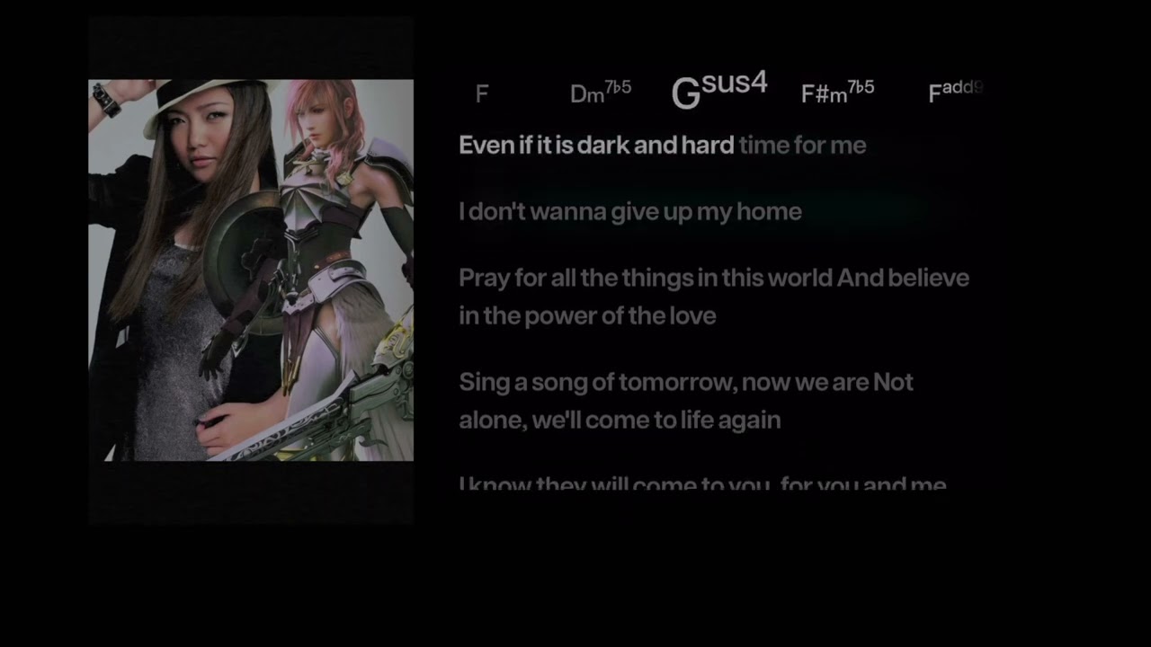 FFXIII-2 Charice - New World (Lyrics & Chords Karaoke)