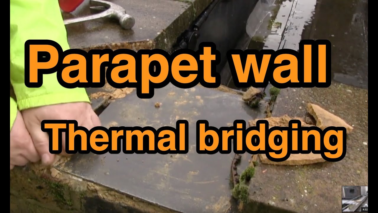 Parapet wall thermal bridging and sweating, new coping stones and ventilation.