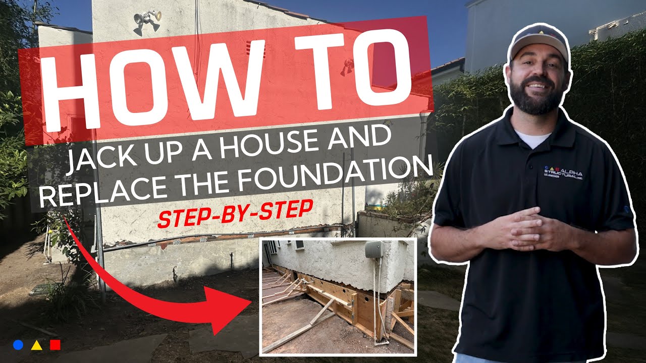 How to Jack Up a House and Replace the Foundation | Detailed Step by Step Project Walkthrough