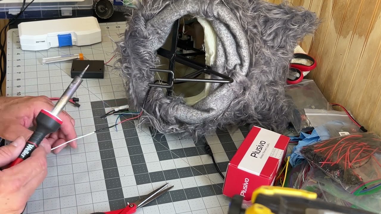 How to repair rebuild Halloween Animatronics Part 10