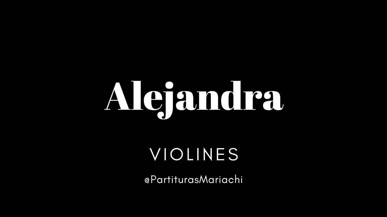 Como Tocar "Alejandra" - Violines 🎻