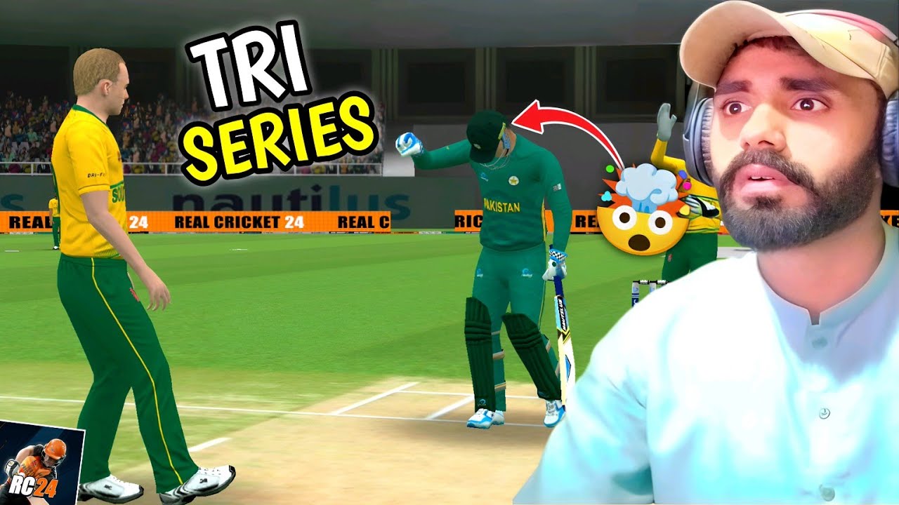 THRILLING MATCH *TRI SERIES*😎 PAKISTAN VS SOUTH AFRICA | RC24 GAMEPLAY IN HINDI URDU