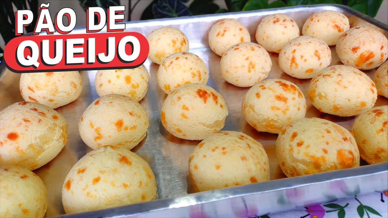 NÃO MURCHA❗😱 A MELHOR RECEITA DE PÃO DE QUEIJO TRADICIONAL CROCANTE POR FORA E MACIO POR DENTRO!