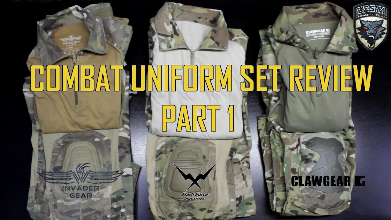 COMBAT UNIFORM SET REVIEW PART 1 [Eng Subs] [Invader Gear]
