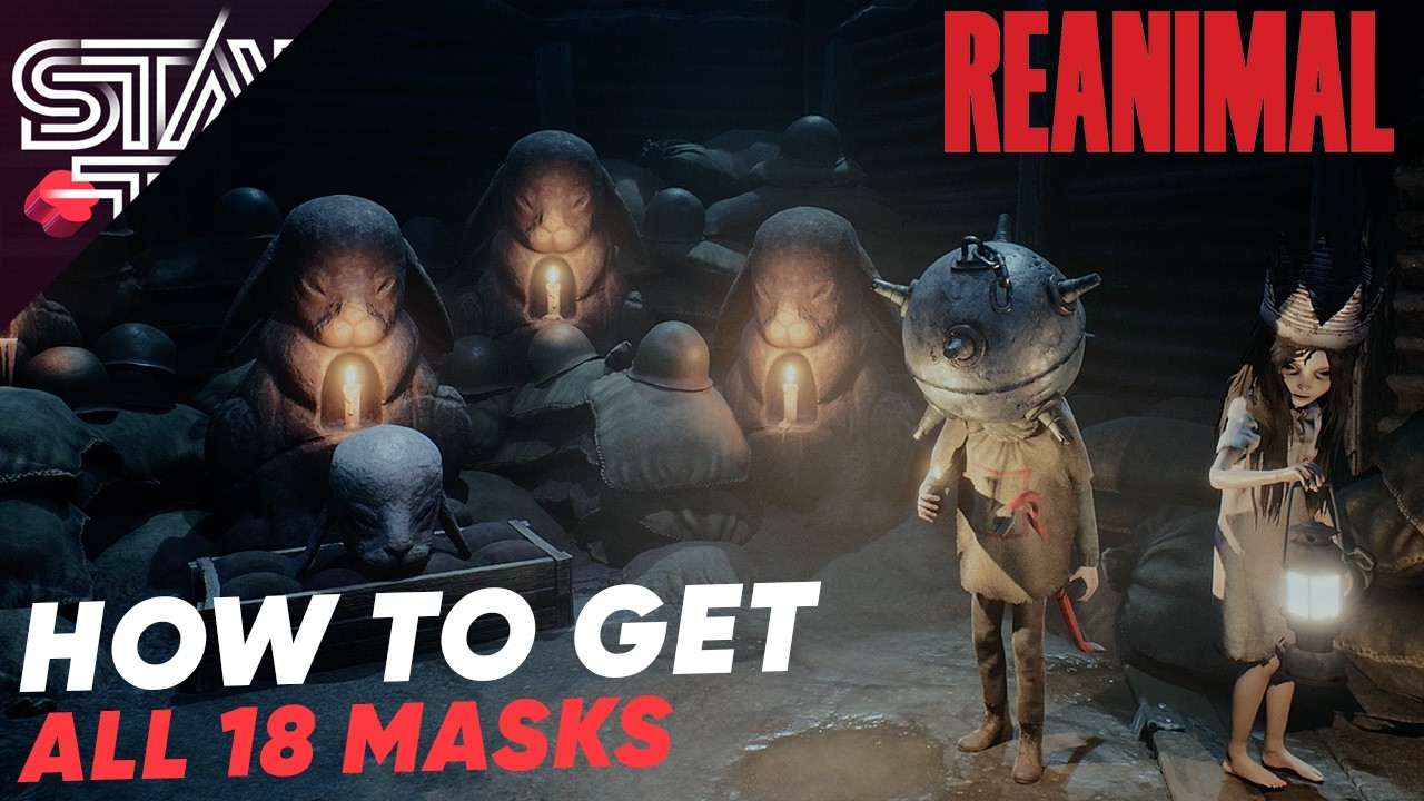 HOW TO FIND ALL 18 MASKS in REANIMAL (SHEEP STATUES INCLUDED)