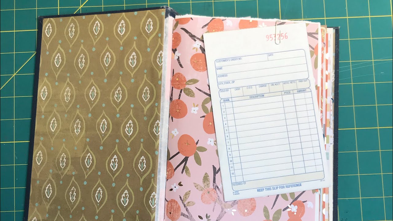 New Blue & Orange Junk Journal Flip Through