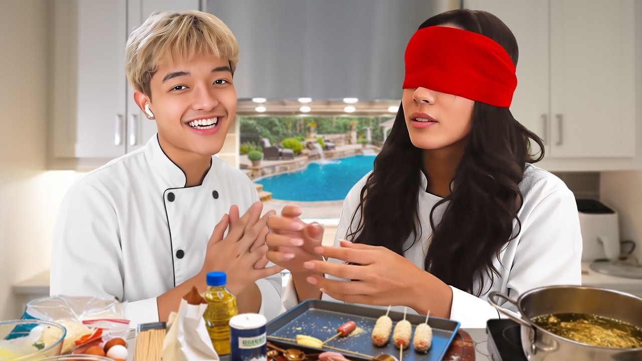 Blind & Deaf Cooking With Cinna!
