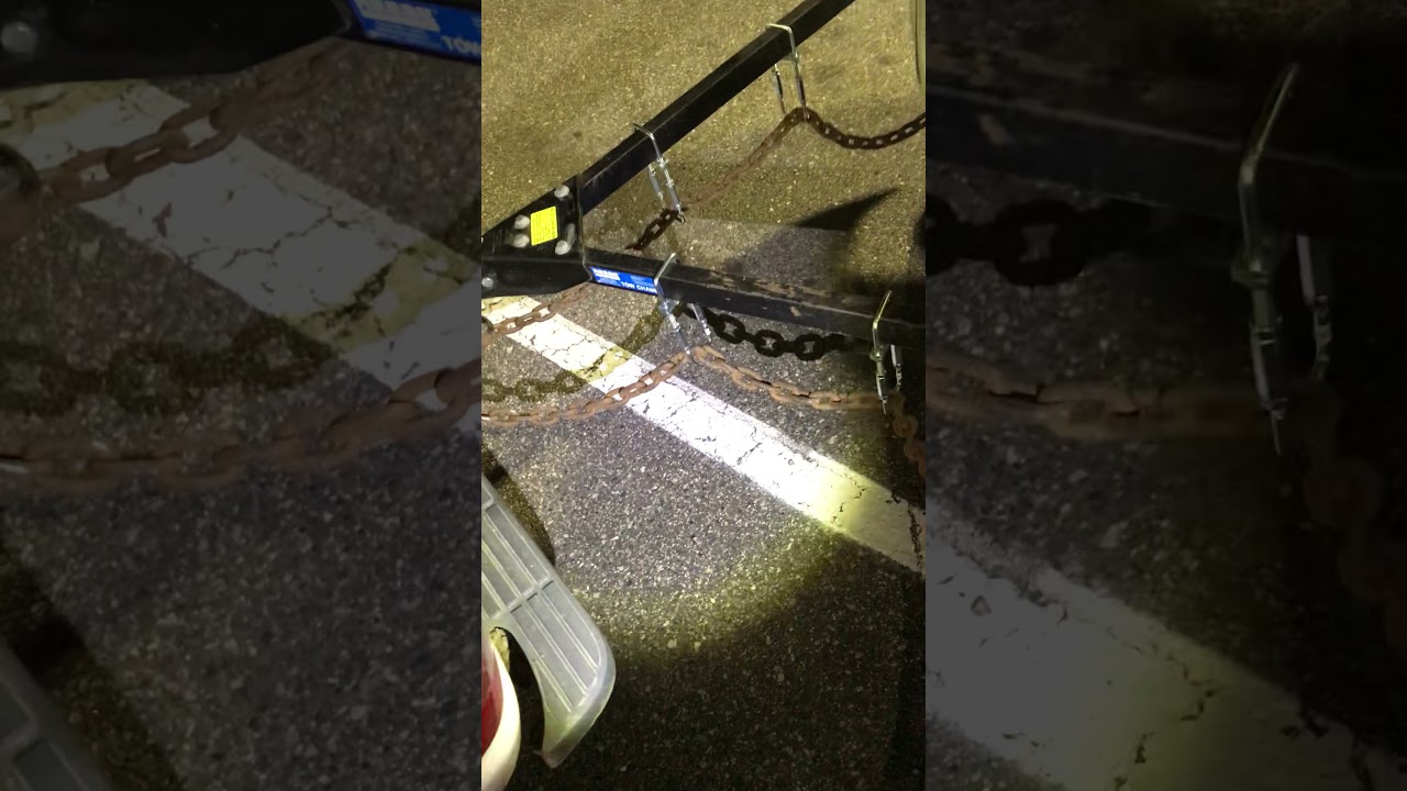 Tow Bar Safety Chain Loops #3