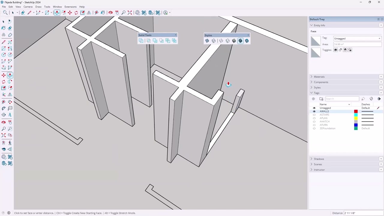 Module 11 SketchUp Building - Part II Walls and Openings