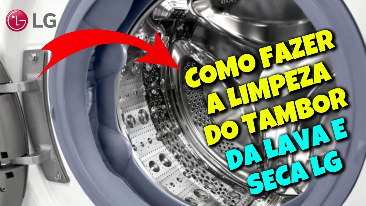 Como Limpar o Tambor e Filtro de Resíduos | Lava e Seca LG VC4 | Dicas e Cuidados
