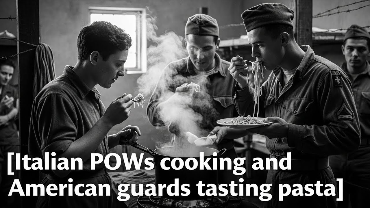When American Guards Let Italian POWs Cook Pasta — They Broke Down!