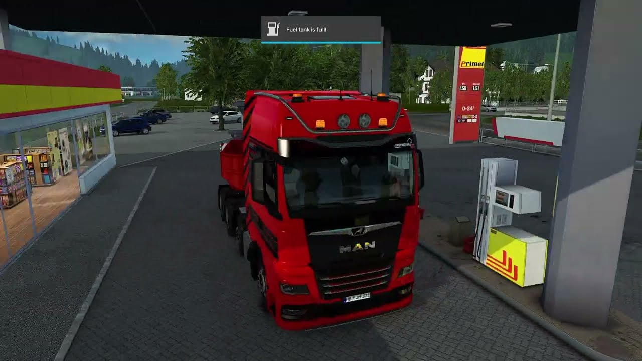 MAN TGX 41.640 GX | 40t Mobile Crusher | Euro Truck Simulator 2 | Controller gameplay