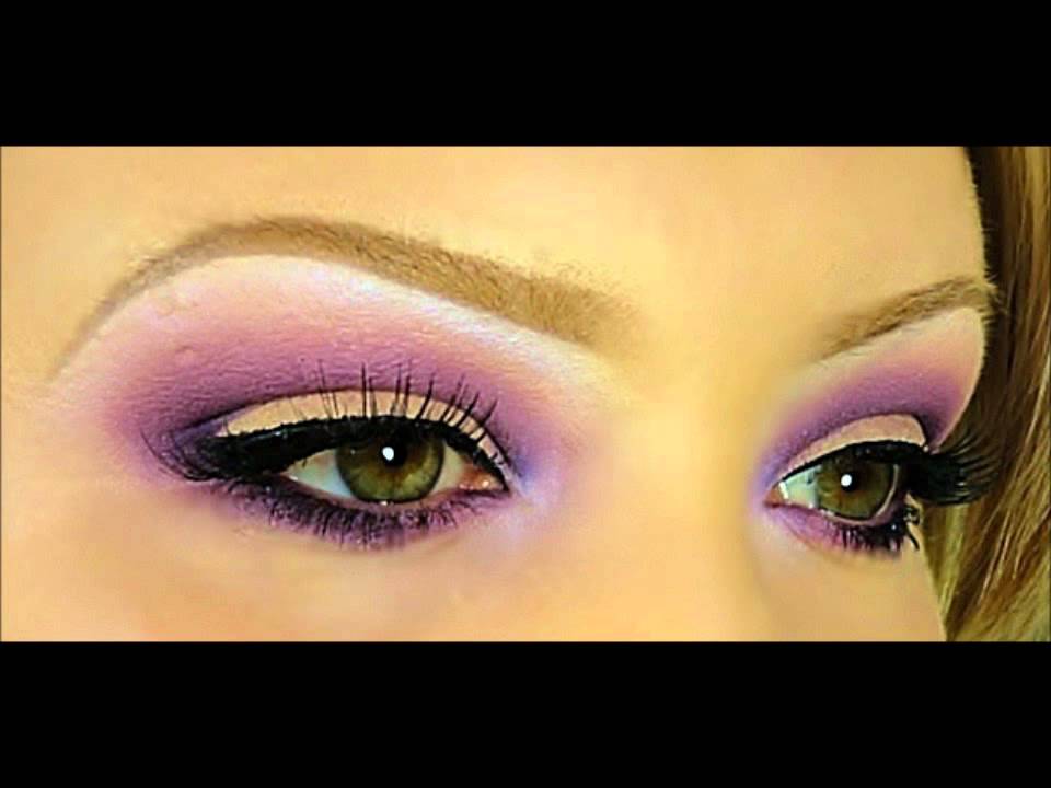 PEACH & PURPLE LOOK!