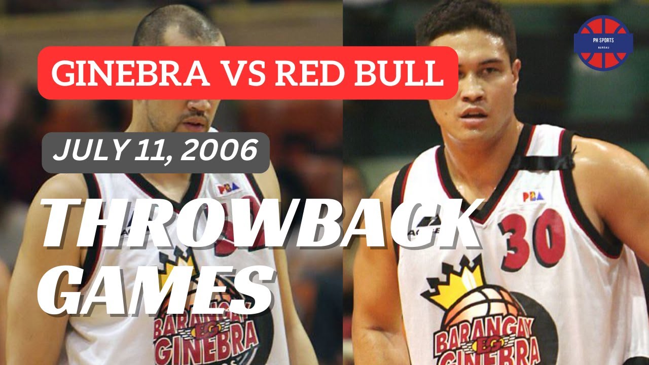 GINEBRA vs BATANG RED BULL | July 11, 2006 | FULL GAME | PBA THROWBACK