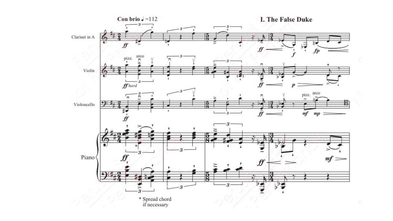 Thomas Adès - Court Studies from 'The Tempest' [Score Video]