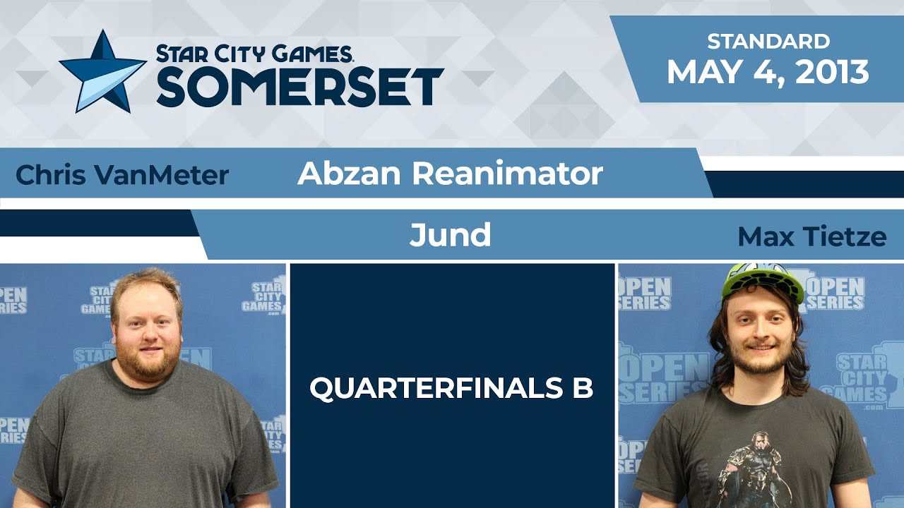 SCGNJ: Quarterfinals B - Chris VanMeter vs Max Tietze | Standard