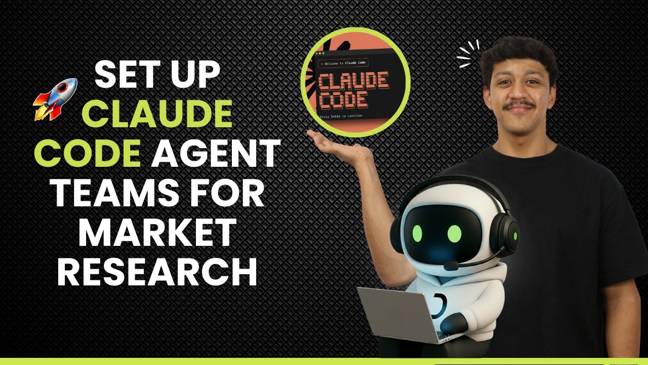Build AI Agent Teams with Claude Code for Deep Market Research