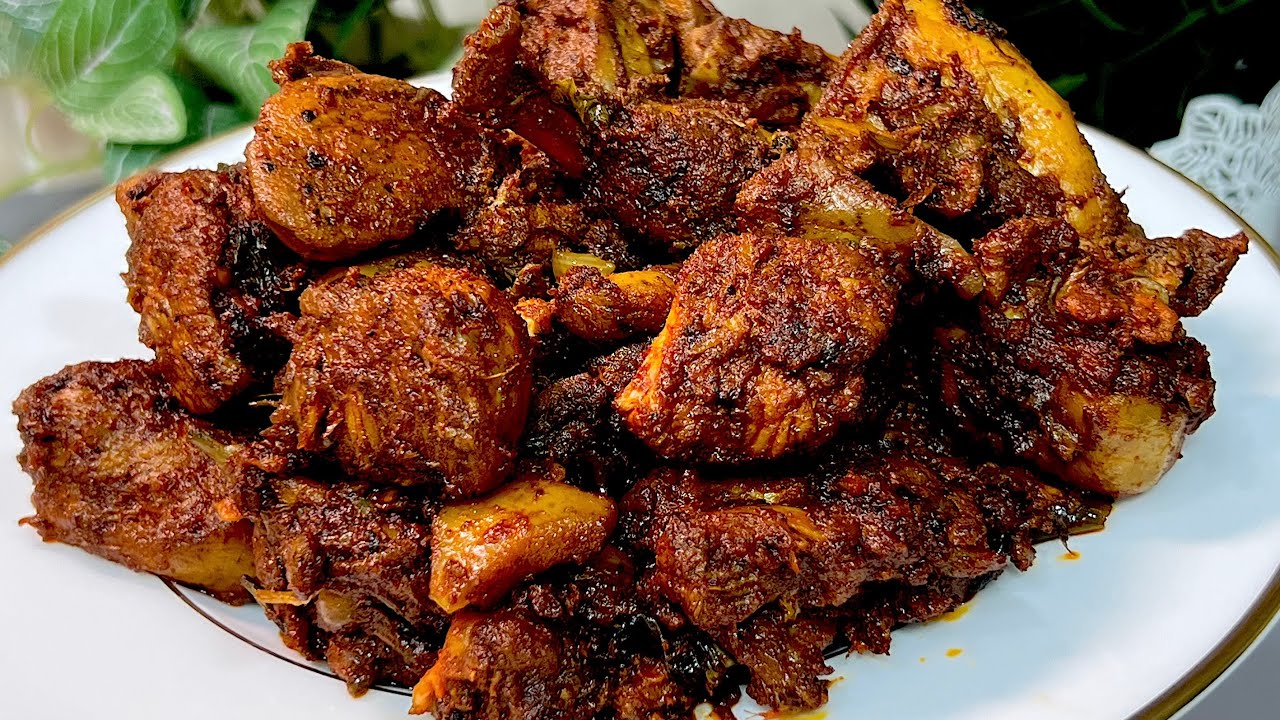 നല്ല നാടൻ ചിക്കൻ പൊരിച്ചത് || Easy Chicken Fry || Thani Nadan Kozhi Porichathu || kannur Kitchen