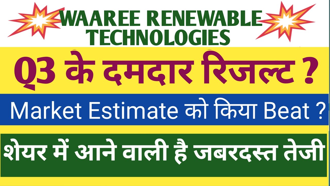 Waaree Renewables Q3 Results 2026 | Waaree Renewables Results Today | Waaree Renewables Share
