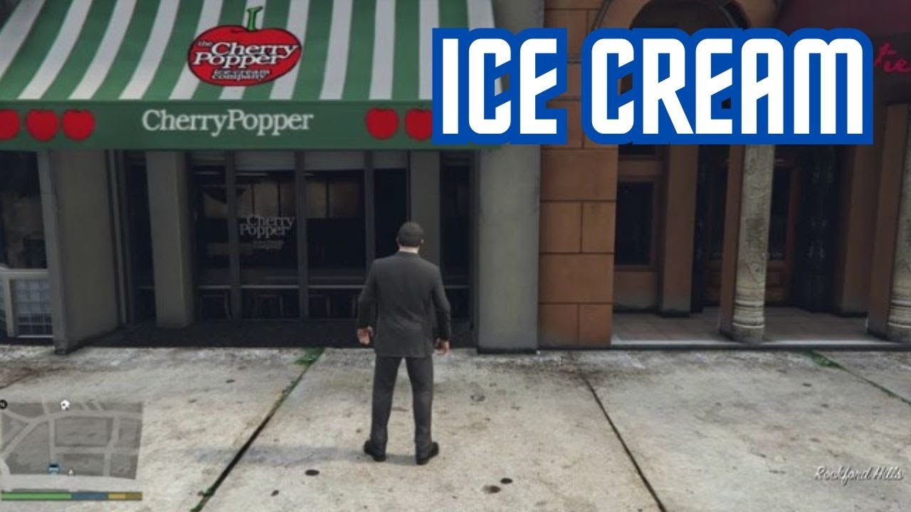 GTA V : Story Mode - The Cherry Popper Ice Cream Company Vice City Easter Egg