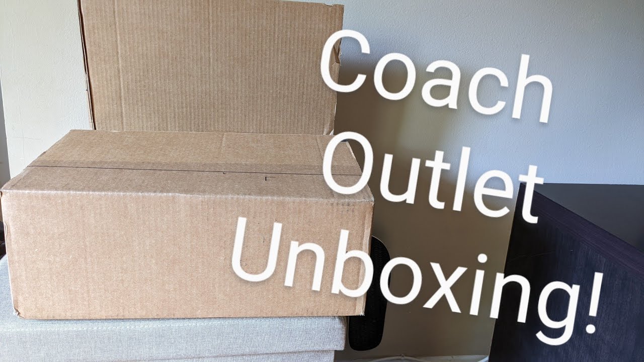 Coach Outlet Unboxing!