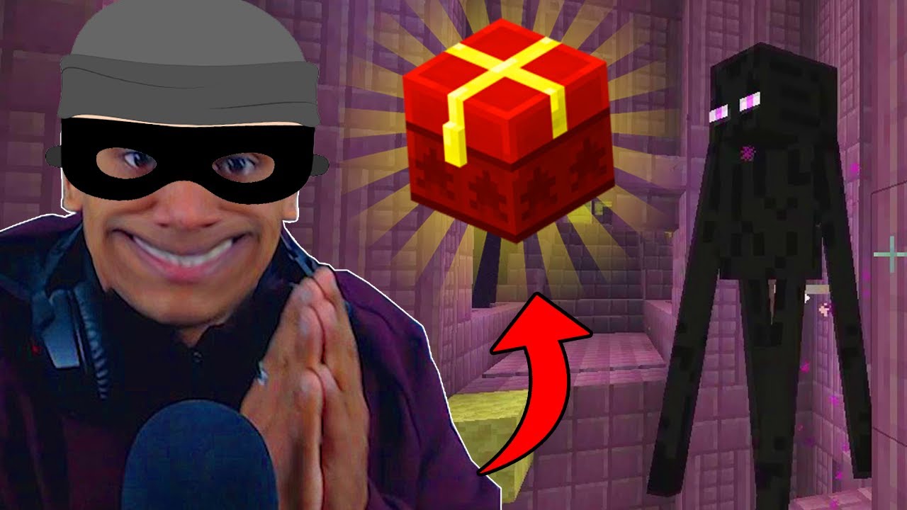 Looting My Own Ender Chest in End City (-350 IQ) [Minecraft #12]