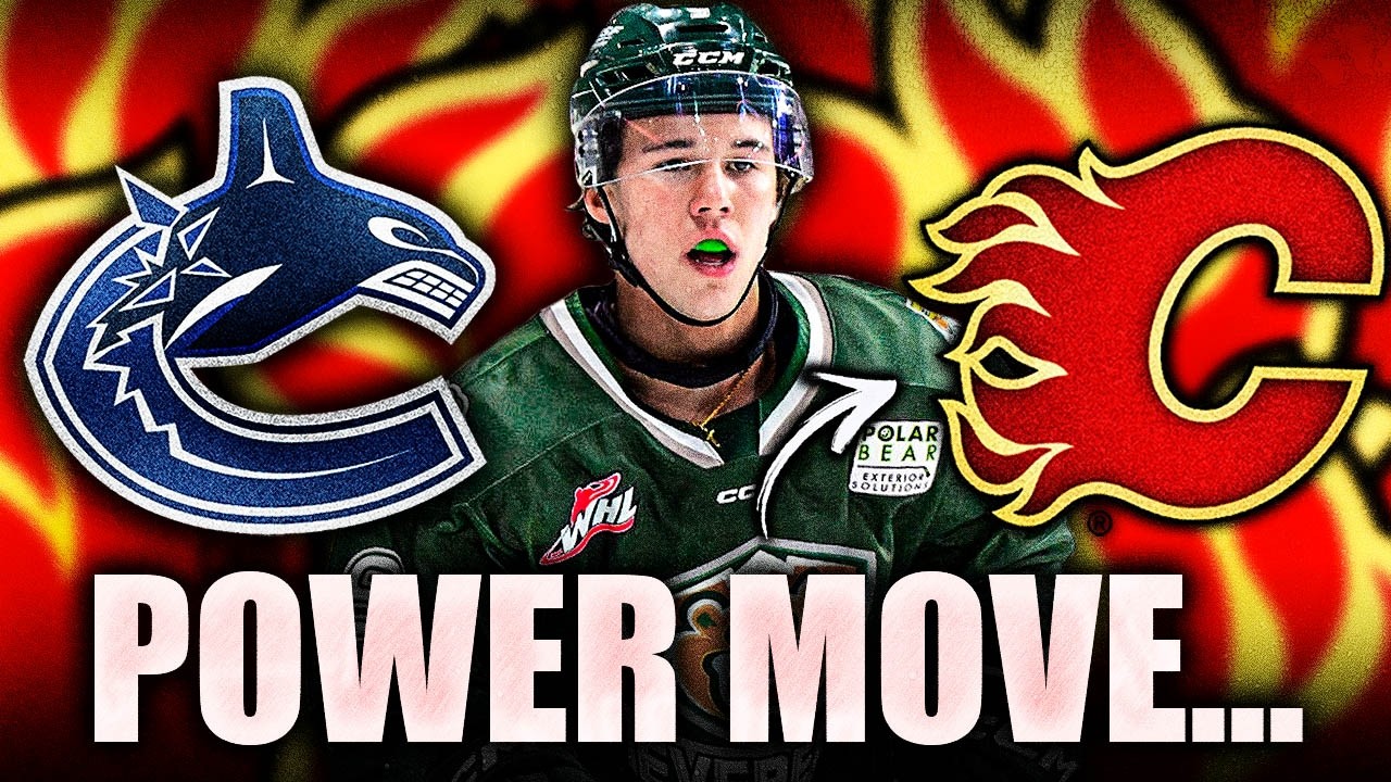 THE FLAMES JUST MADE A SERIOUS POWER MOVE OVER THE CANUCKS FOR THIS FRANCHISE PROSPECT… (Dupont)