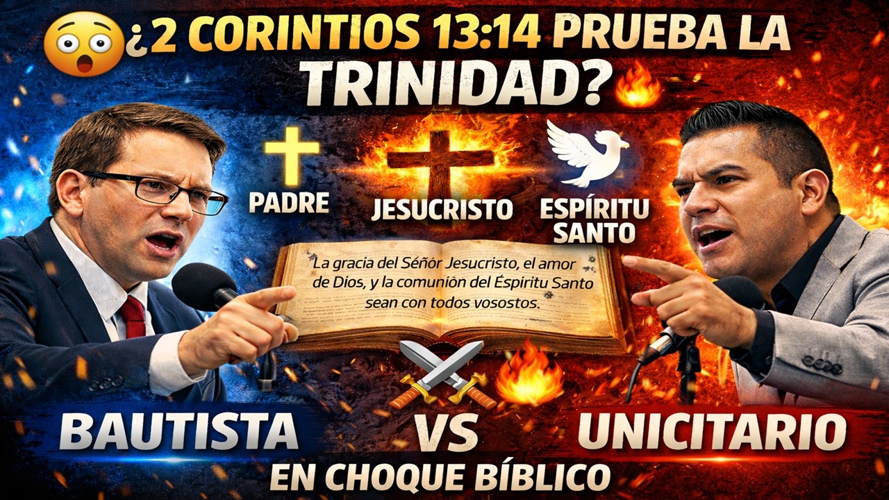 🔥 ¿2 CORINTIOS 13:14 PRUEBA LA TRINIDAD? 😱⚔️ | BAUTISTA VS UNICITARIO EN CHOQUE BÍBLICO