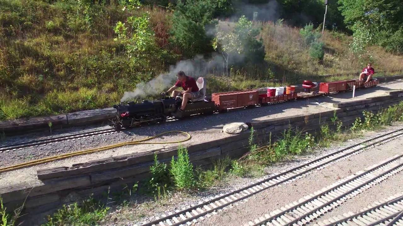 Mill Creek Central Railroad Labor Day Meet (Aerial/Cab View)(Full Railroad)