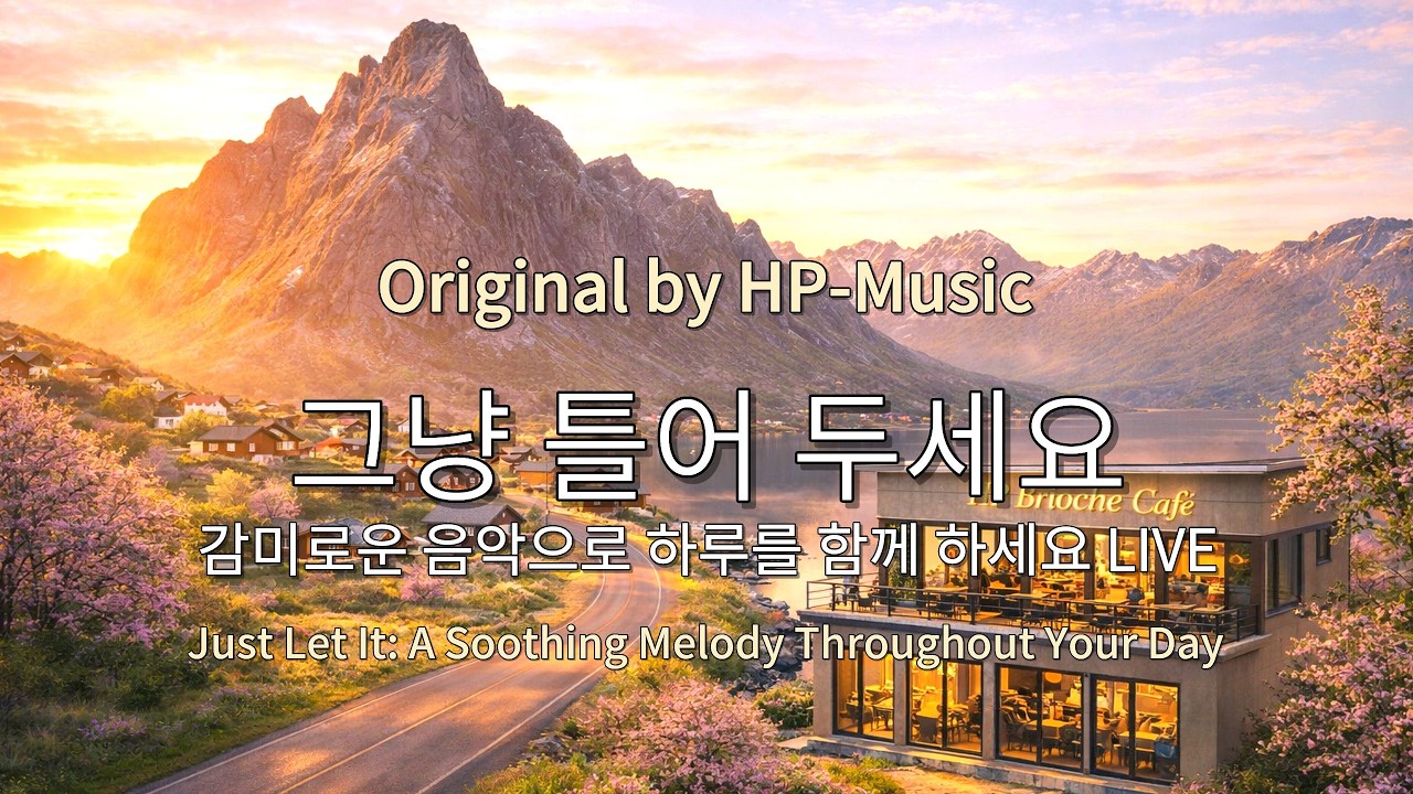 🎧그냥 틀어 놓으세요🎵 마음이 편해지는 감미로운 감성 팝- Just Let It Playlist Live 260213