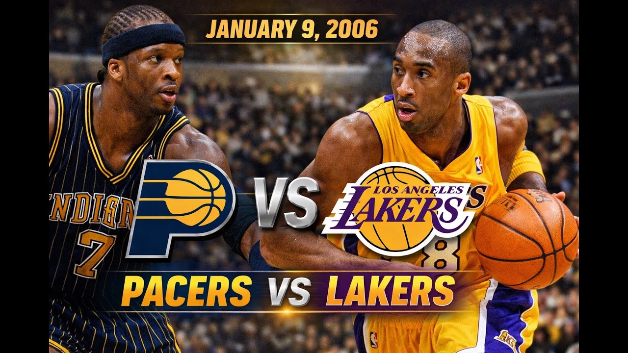 01/09/2006 Los Angeles Lakers vs. Indiana Pacers Kobe Bryant Full game