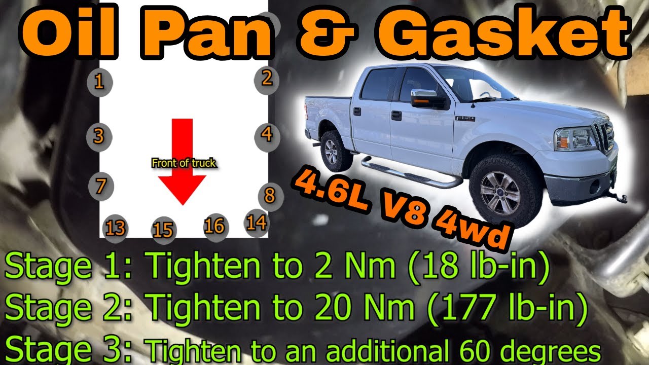 2004-2008 Ford F150 4.6L V8 2v 4wd Oil Pan and Gasket Replacement. - FULL DIY GUIDE