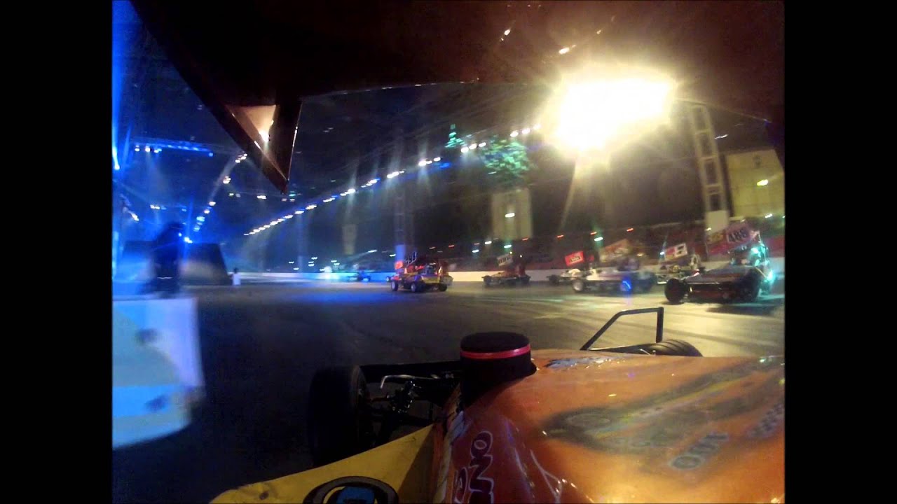 Brisca F2 Autosport International 14 Live Action Arena highlights, On board s100 George MacMillan Jr
